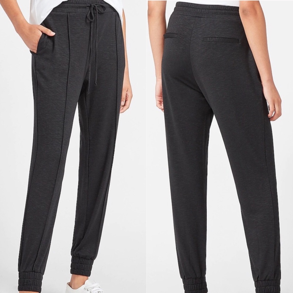 Express High Waisted Black Joggers